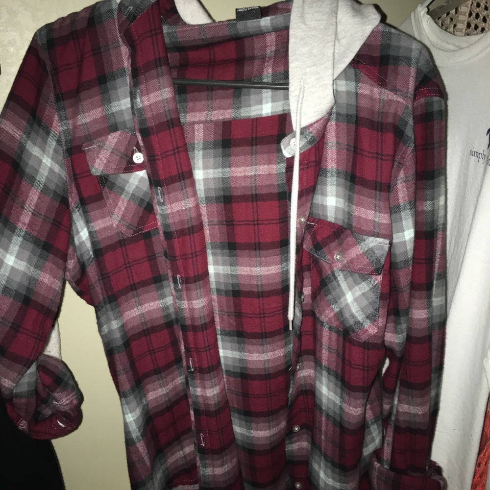 Plaid button up